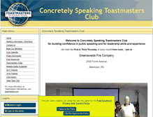 Tablet Screenshot of concretelyspeaking.org